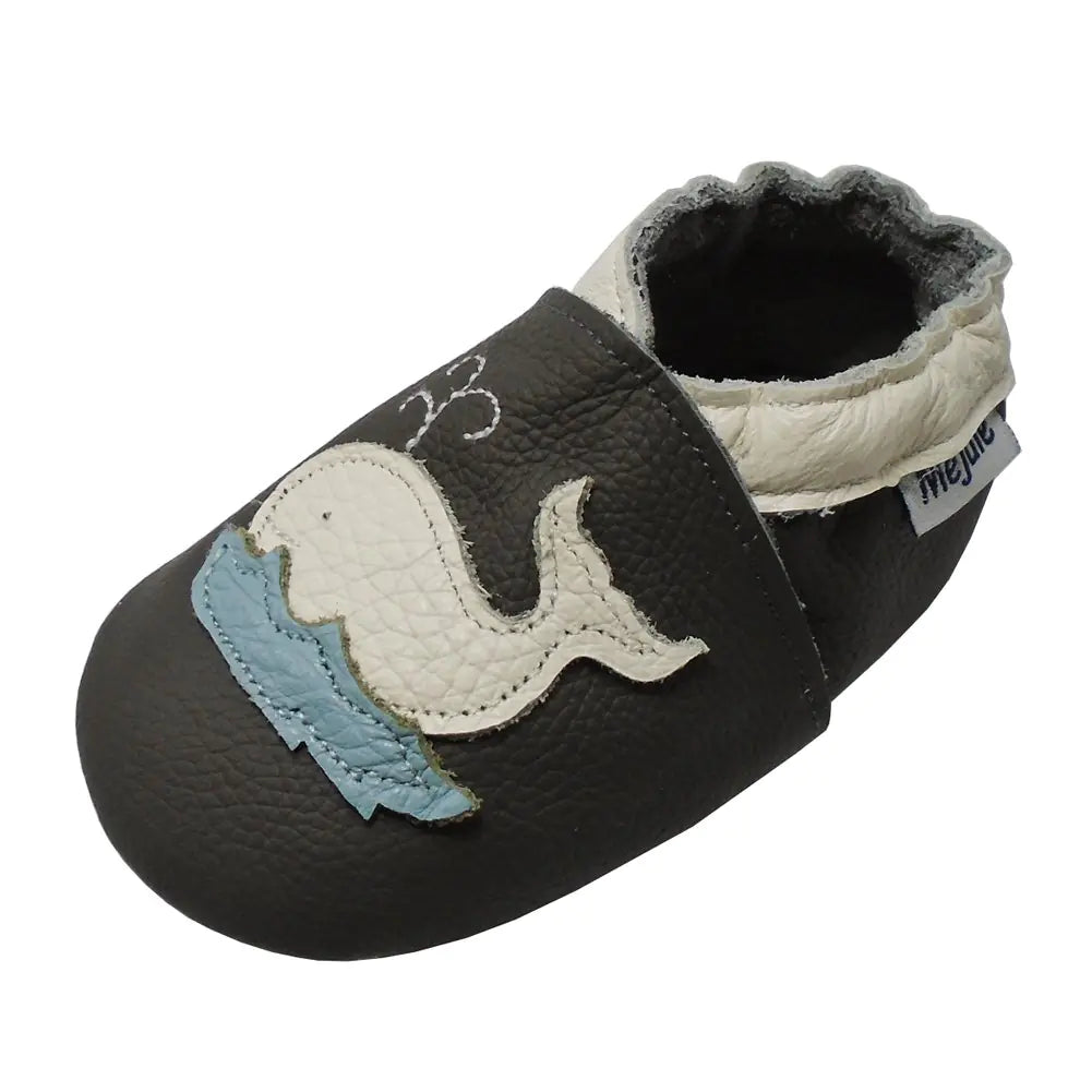 Cartoon Soft Sole Leather Baby Pre-Walkers