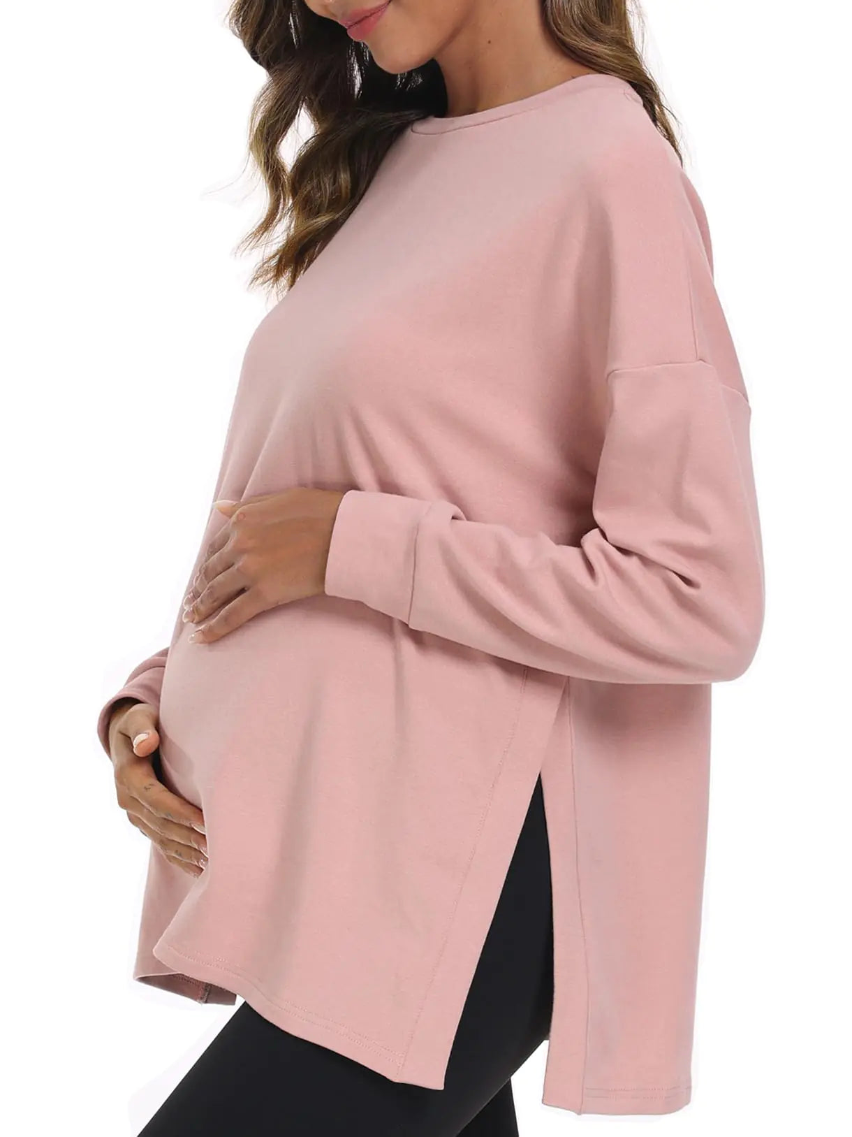 Womens Casual Maternity Shirts Comfy Pregnancy