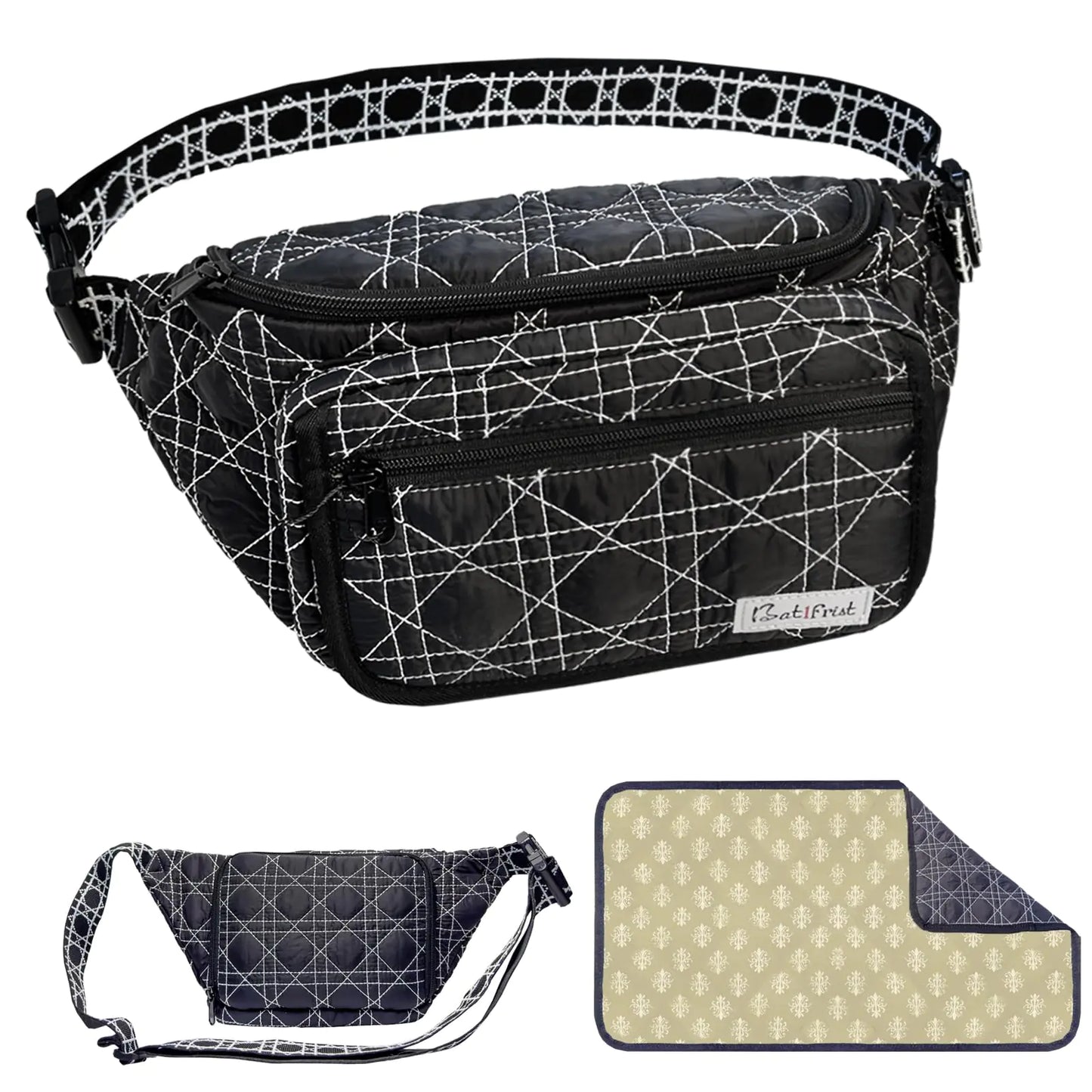 Small Diaper Bag with Changing Pad