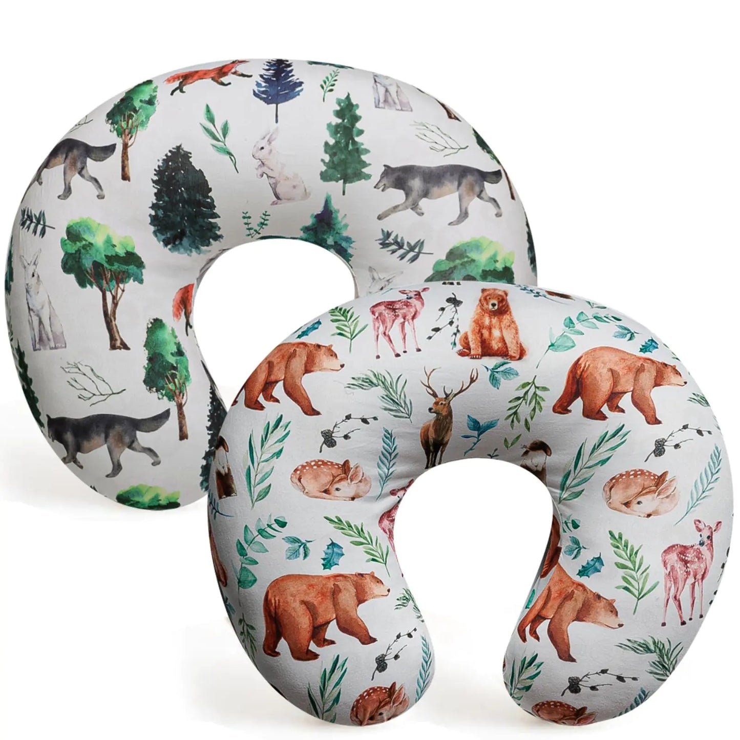 2 Pack Nursing Pillow Cover Neutral Stretchy