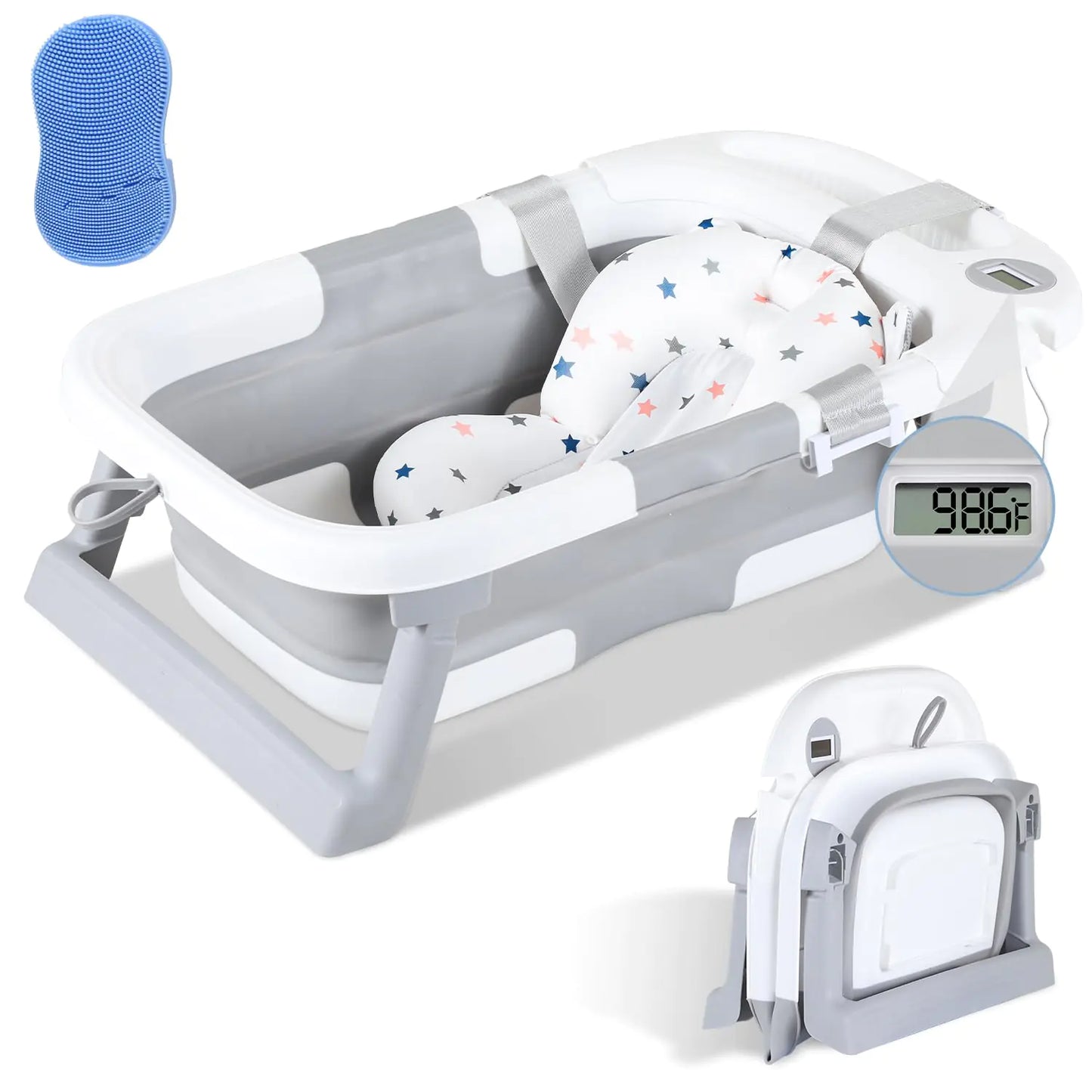 Collapsible Baby Bathtub Portable
