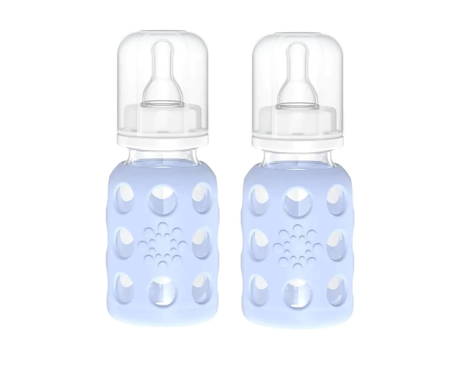Glass Baby Bottles with Silicone Protection