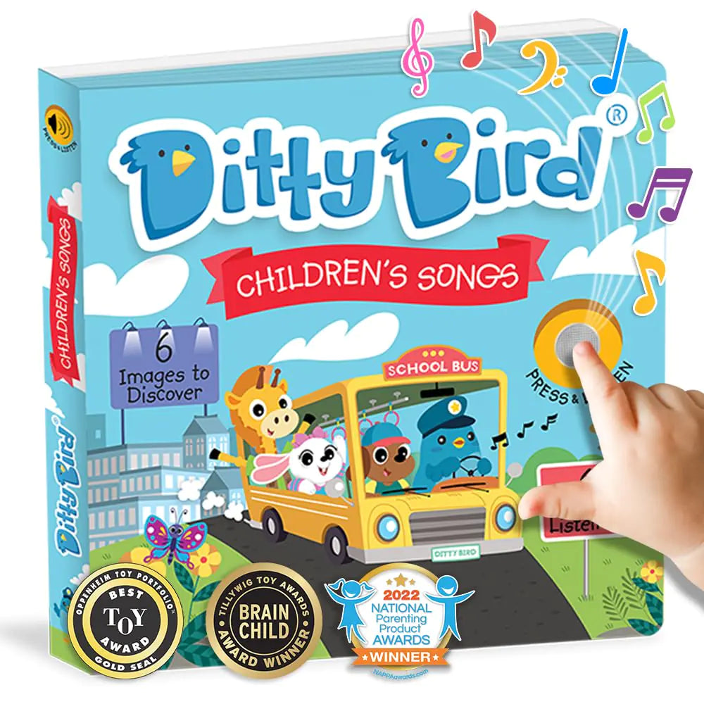 Ditty Bird Musical Books for Toddlers