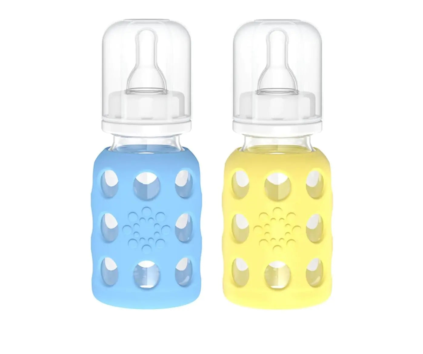 Glass Baby Bottles with Silicone Protection