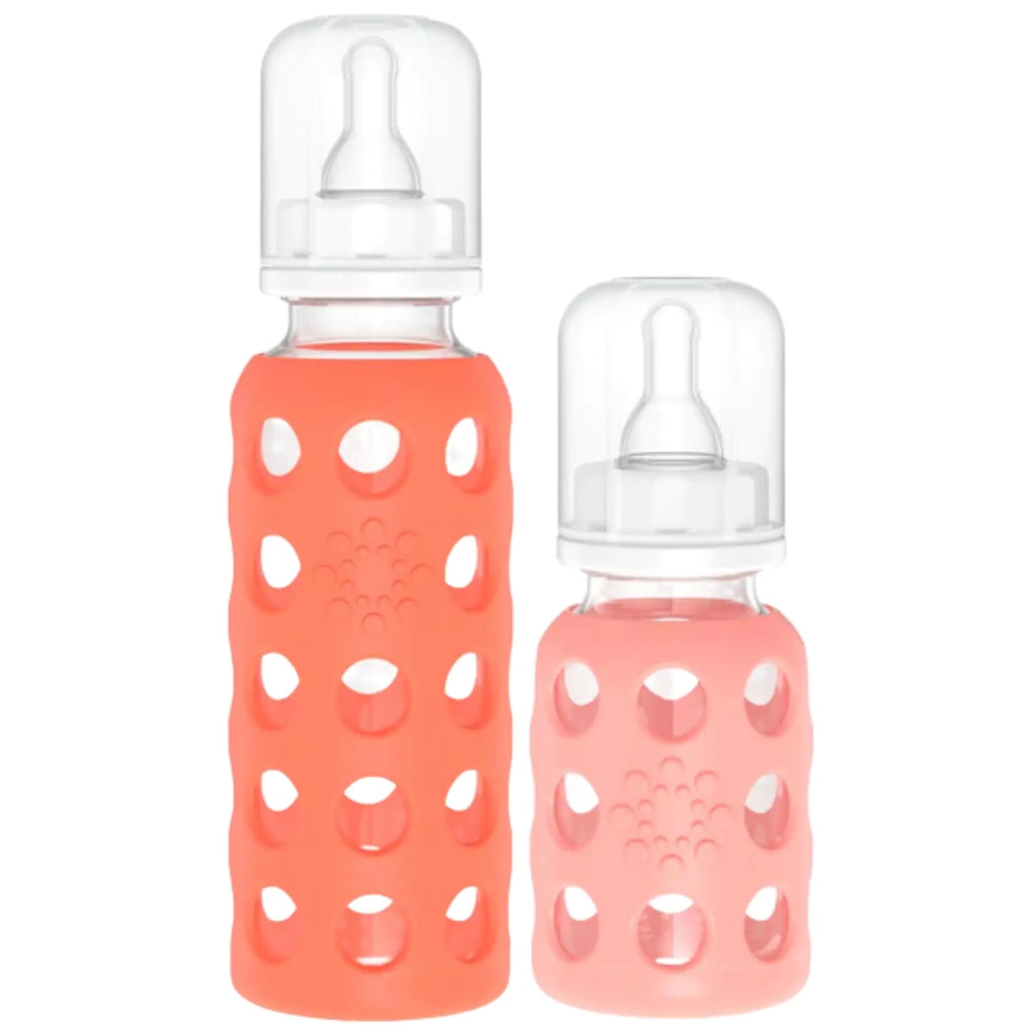 Glass Baby Bottles with Silicone Protection