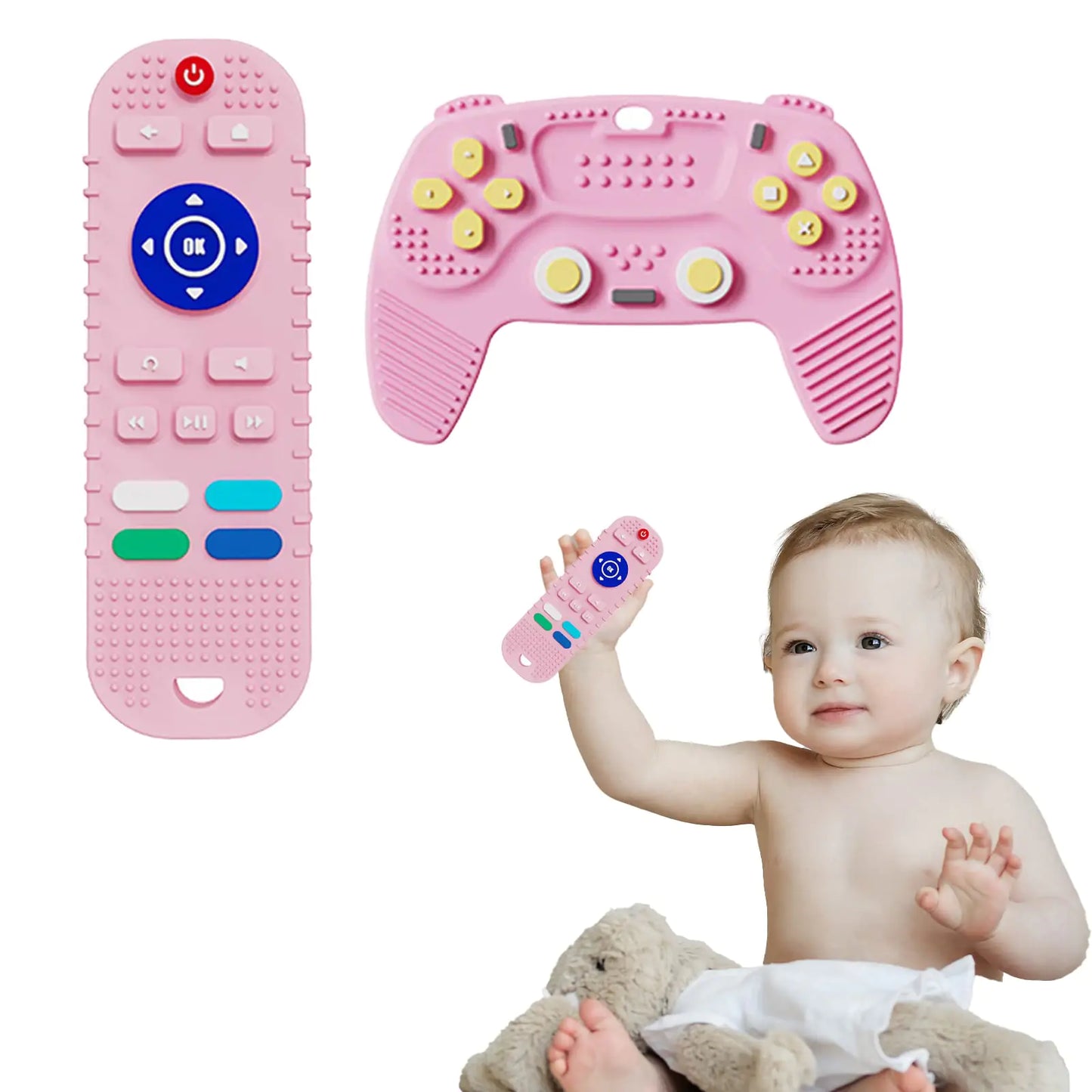 2-Pack Baby Teether Toys