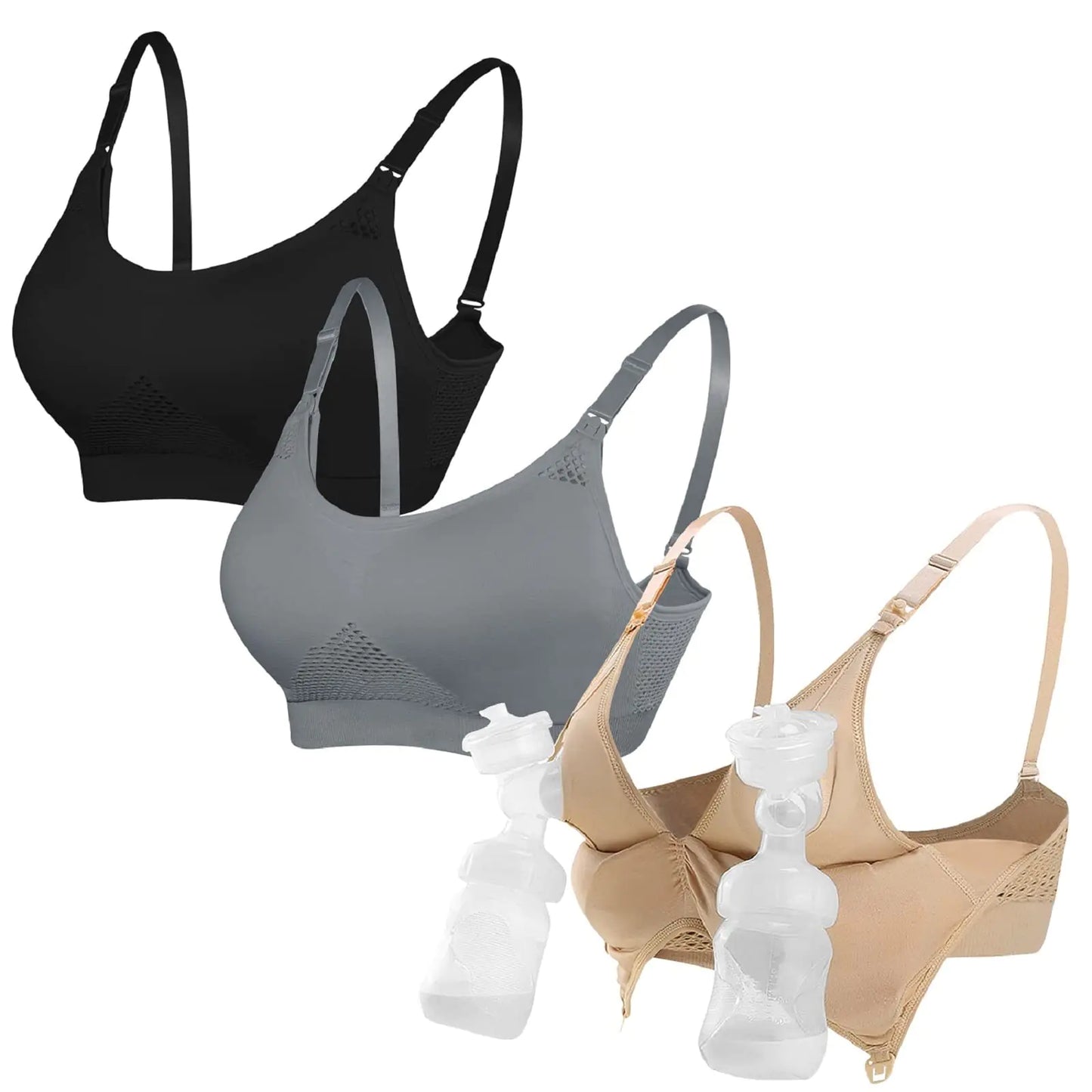 3Pack Pumping-Bra-Hands-Free