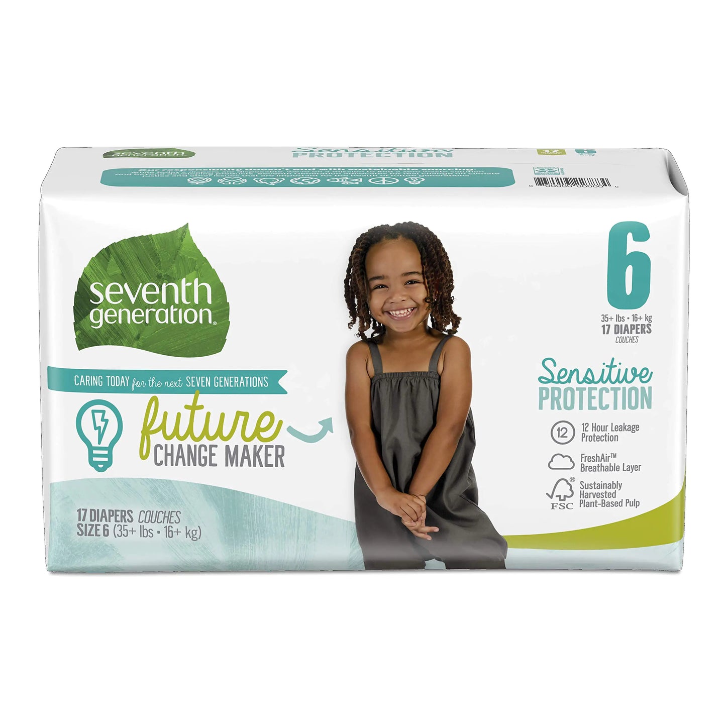 Baby Diapers Sensitive Protection Size 6 17 Count