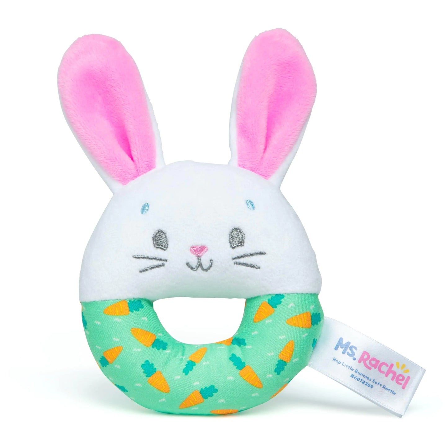 Official Hop Little Bunnies Soft Rattle Toy