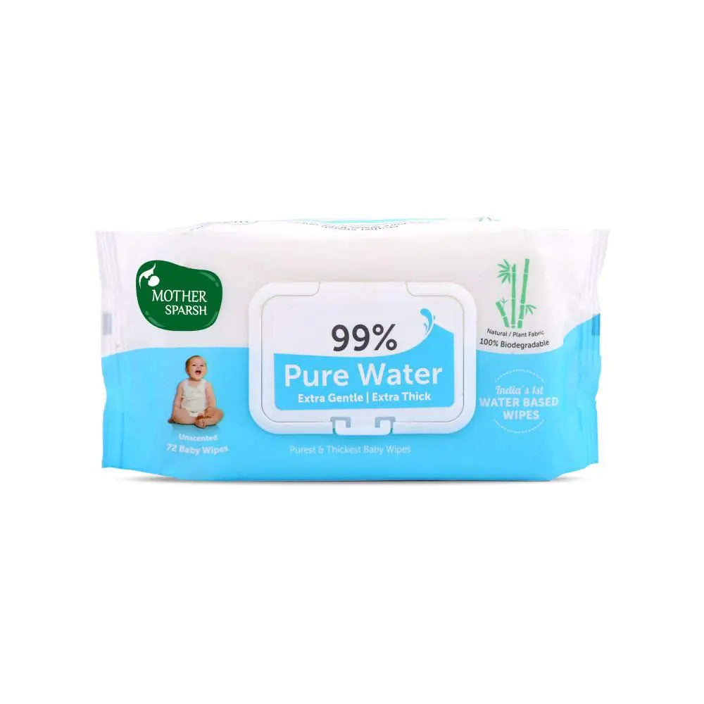 Mother Sparsh 99% Pure Water (Unscented) Baby Wipes
