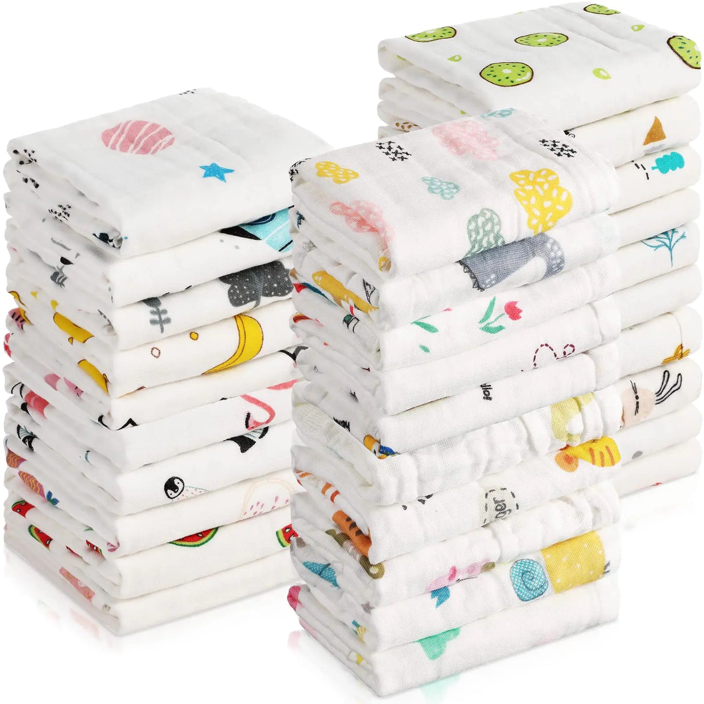 Muslin Baby Washcloths for Newborn