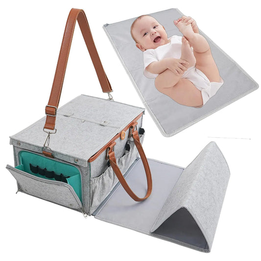 Upgrade Baby Diaper Organizer with Lid Large Diaper Basket