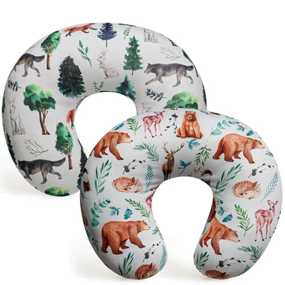 2 Pack Nursing Pillow Cover Neutral Stretchy