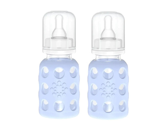 Glass Baby Bottles with Silicone Protection