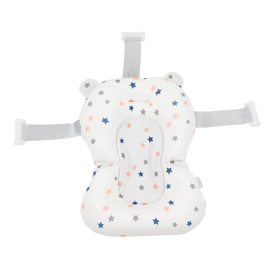 Baby Bath Seat Cushion Foldable Adjustable Infant Bath Supporter