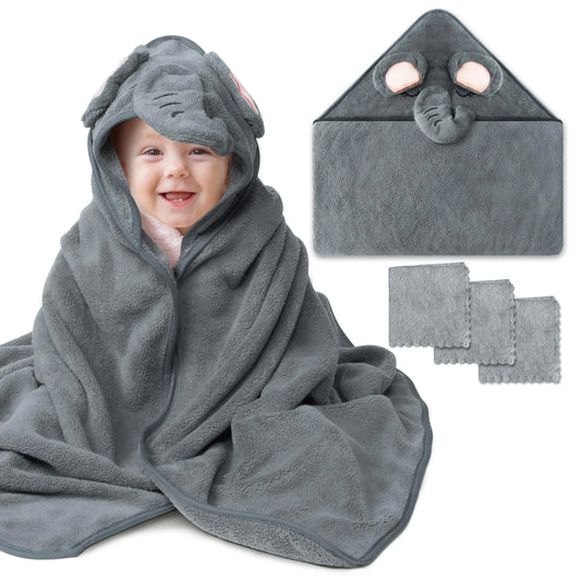 4Pcs Baby Animal Blanket Hand Towels