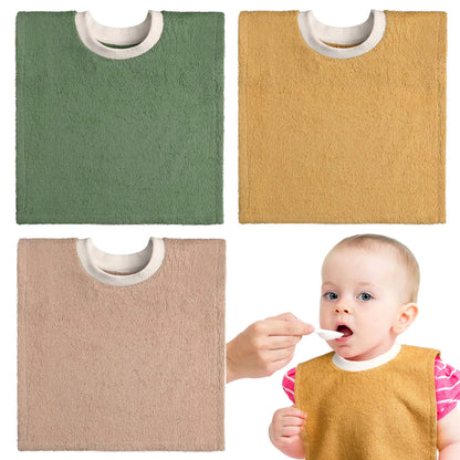 3 Pieces Full Coverage Toddler Bibs