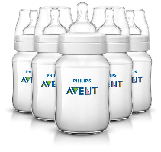 Avent Classic Plus Baby Bottles 9 Ounce (5 Pack)
