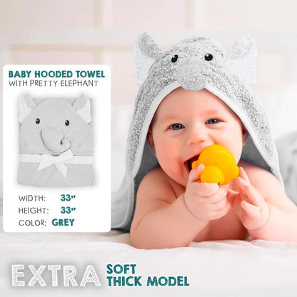Hooded Baby Towels 33x33 Inch