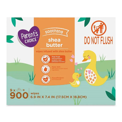 Parents Choice Butter Baby Wipes 900 Count