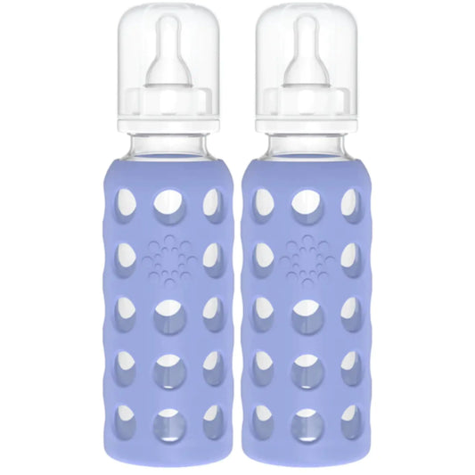 Glass Baby Bottles with Silicone Protection